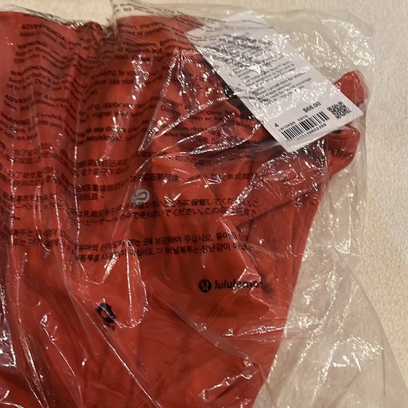 🍋🧡🍊NEW- Lululemon Alian high neck tank top in canyon orange - Picture 16 of 17